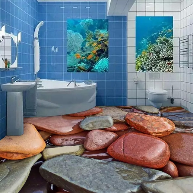 3D藝術地坪漆施工工藝效果展示!